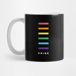 Minimalist LGBTQ Pride Flag Mug